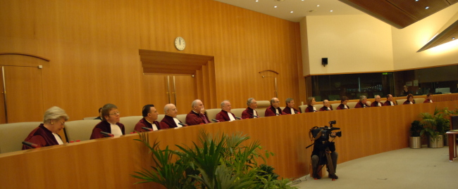 EU裁判所の法廷